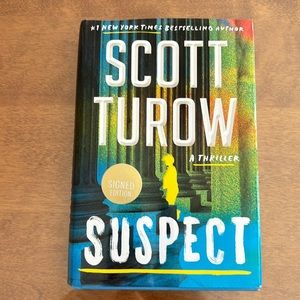 🎁 3/$15 - Suspect by Scott Turow, Signed Hardcover Book